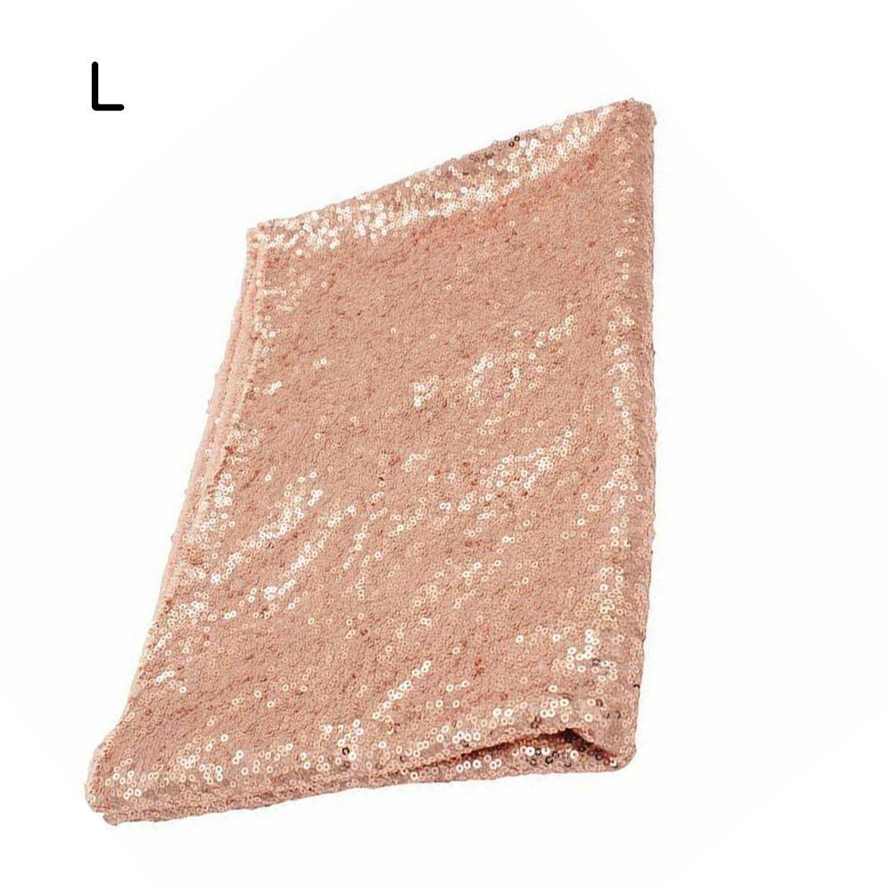4 größen Rose Gold Pailletten Tischdecke funkeln Rechteck Gestickte Pailletten Tisch Tuch Dekor Tischdecke Pailletten Farbe