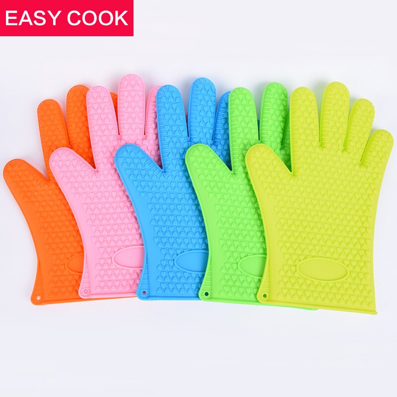 1Stck Mikrowelle Handschuhe Silikon Backofen Handschuhe Unterhose-beständig Backformen Küche Kochen Werkzeuge