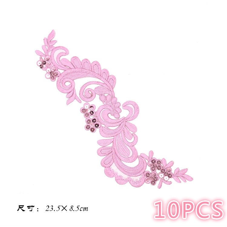 Tanz kleidung dekoration pailletten, blume stickerei tuch, cheongsam zurück kleber, eisen Patch, DIY kleidung Aufkleber zubehör