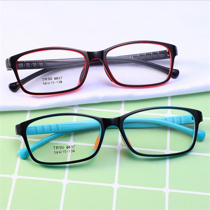 TR90 freundlicher Optische Rahmen Brillen Brillen Doppel Farbe Neue Stil Mädchen Jungen freundlicher Rezept Art Gläser