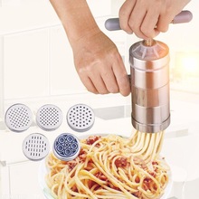 5 modus Edelstahl Pasta Nudel gemacht Maschine Handgemachte Gesunde Nudeln Presse Spaghetti Maschine Gemüse Obst Nudeln Werkzeug