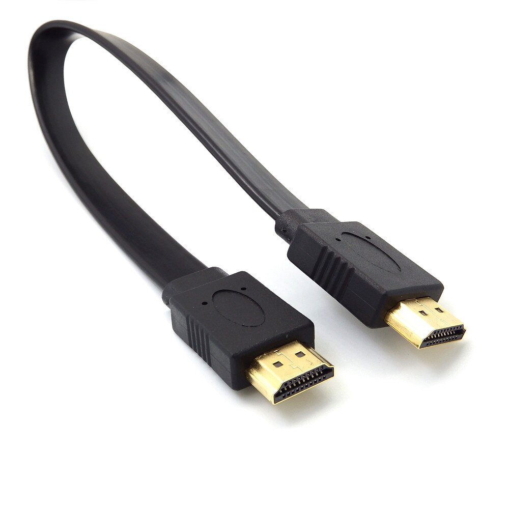 30/50/100 cm Volle HD Kurze HDMI-kompatibel Stecker auf Stecker Flach Kabel Für Audio- Video für HDTV Für TV für PS4/PS3 Kabel