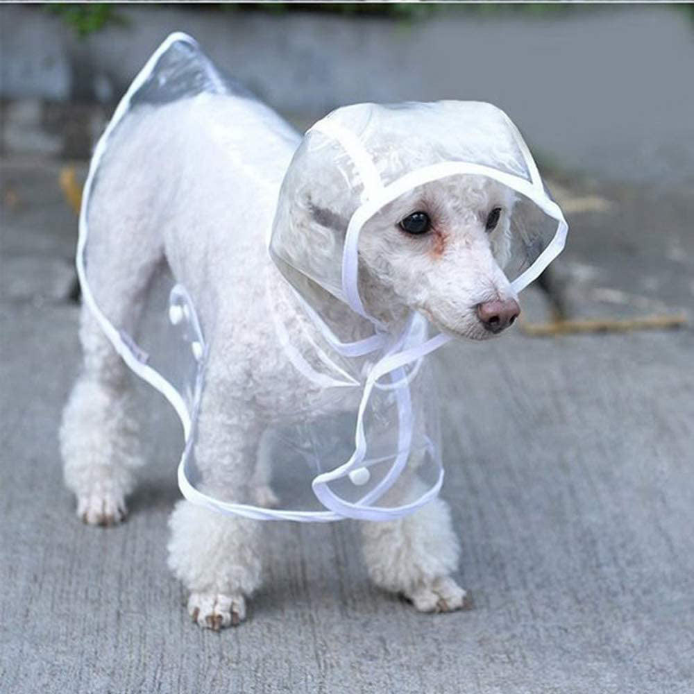 Wasserdichte Regenmantel Für Hunde PVC Hund Regenmantel Poncho transparent Wasserdicht Haustier Regenmantel Winddicht Hund Regenmantel transparent