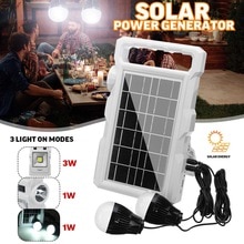 draussen Tragbare Solar- Energie Licht System Solar- Lampe Solar- angetrieben Notfall Licht Für Garten Camping Zelt Angeln