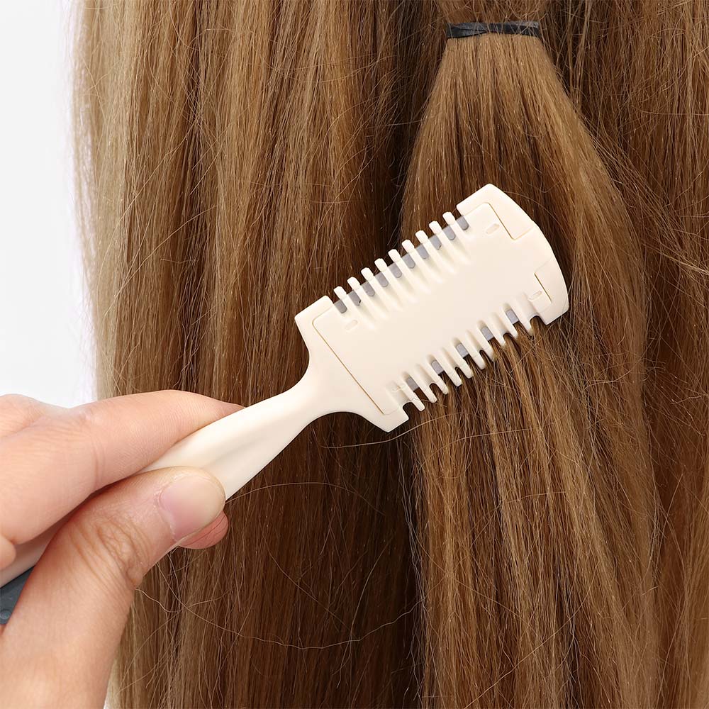 DIY Heimat Friseur machen-hoch Werkzeug Haar Schneiden Trimmer Rasierklinge Kamm für Ausdünnung Pony Lange Haar Schönheit Haar schneiden Kunststoff kamm