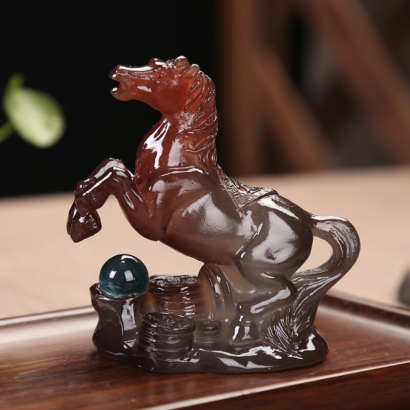 Kreative Nette Farbwechsel Zwölf Chinesischen Tierkreis Harz Tee Haustier Tee-einstellen Tee Zeremonie Tee Kultur Tee-einstellen Zubehör Dekoration