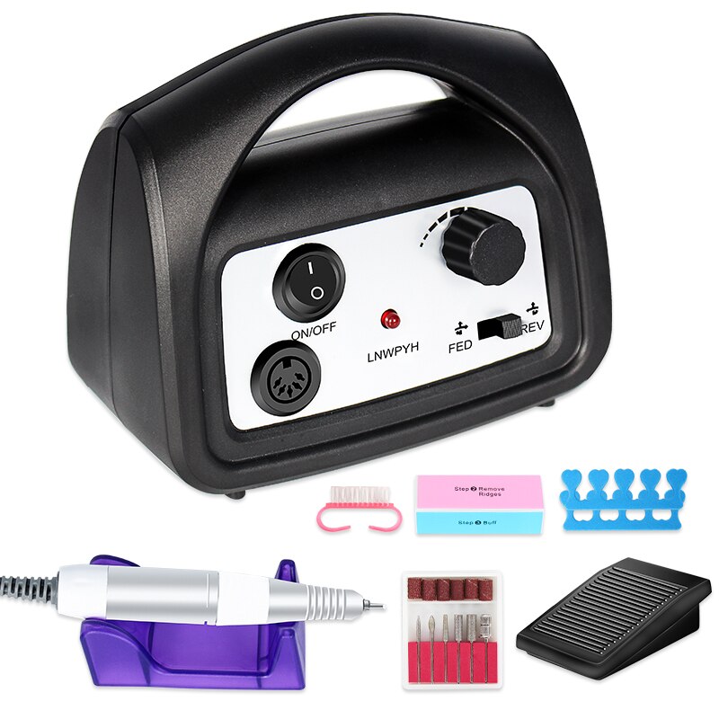 25W Nagel Bohrer Manikübetreffend Nagel Datei Polnischen Maschine Manikübetreffend Pedikübetreffend Elektrische Nagel FileNail Kunst Ausrügestochen mit Nagel Bohrer bisschen