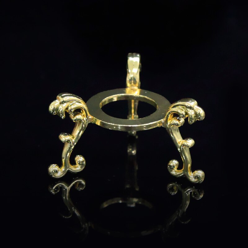 Goldene Basis Kristall Ball Große Transparente Kristall Ball Glück Regenbogen Foto Kristall Ball Basis