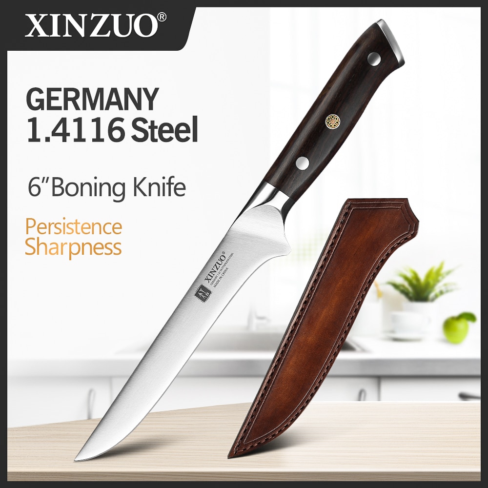 XINZUO 6 "Boning Messer Deutsch 1,4116 Stahl Hohe Quliaty Edelstahl Messer Für Knochen Fleisch Fisch Obst Gemüse Kochen werkzeug