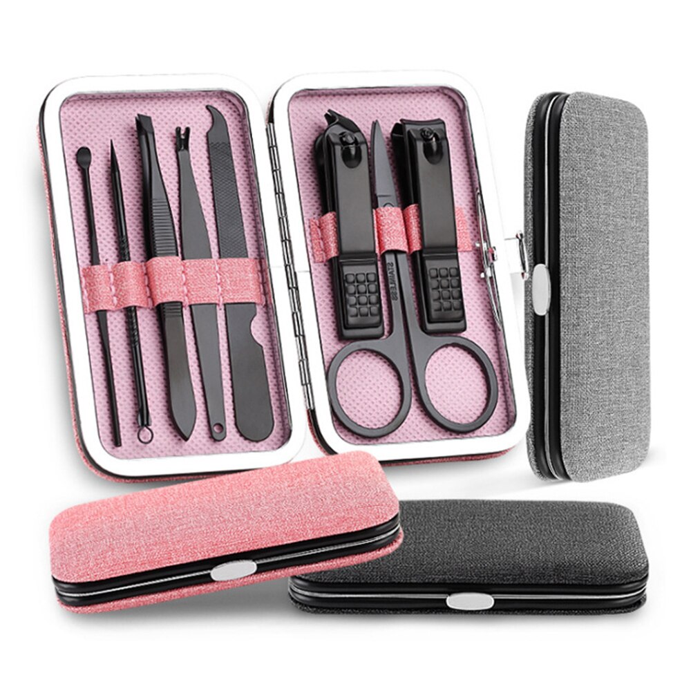 8 teile/satz Edelstahl Nagel Pinzette Schere Nagel Kunst Werkzeuge Professionelle Nagel Manikübetreffend Werkzeuge Nagel Liefert