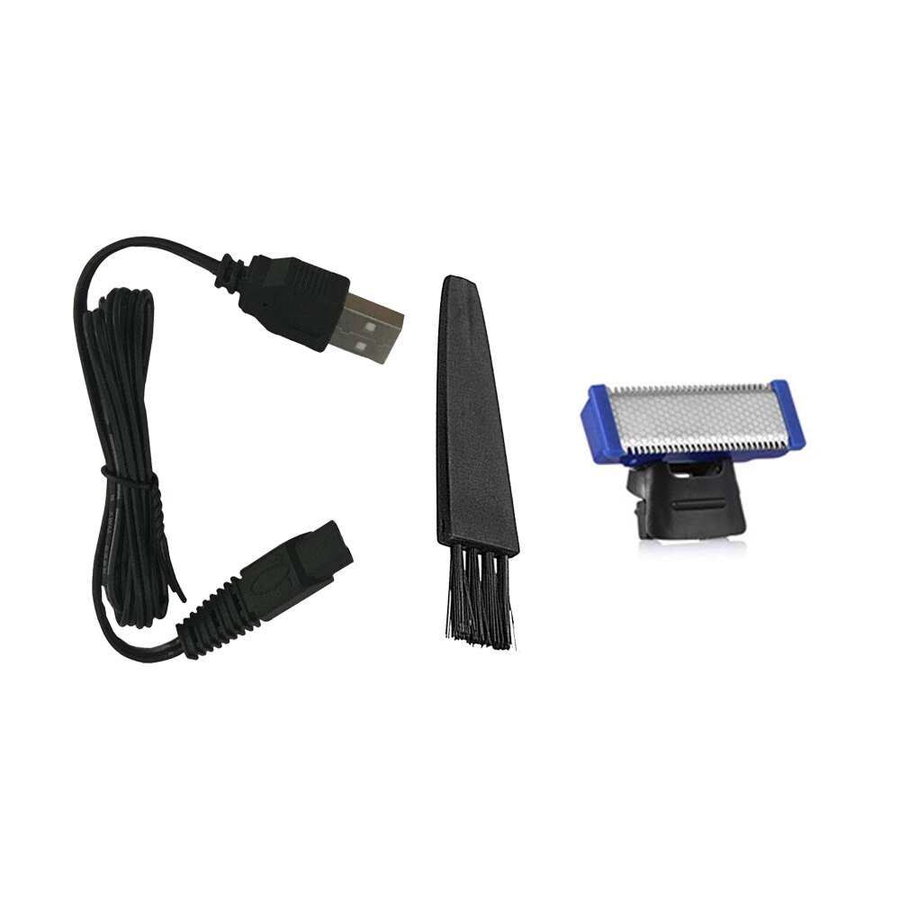 Elektrische Solo Rasierer USB Ladekabel und Klinge Reinigung Pinsel Rasierer Ersetzt sterben Klinge.