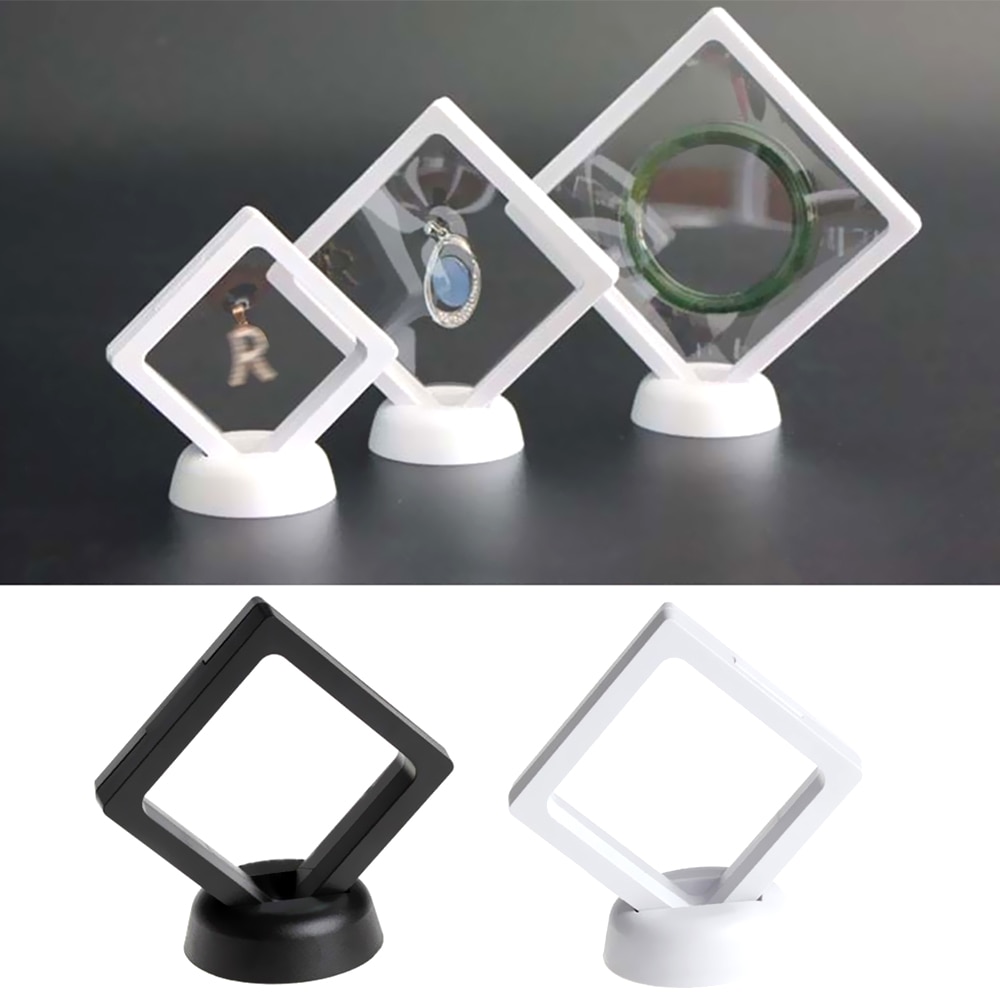 Haustier Membran Schwimm Klar Arylic Schmuck Ring Anhänger Anzeige Stand Halfter Bague Verpackung Kasten Schützen Schmuck & Steine fallen