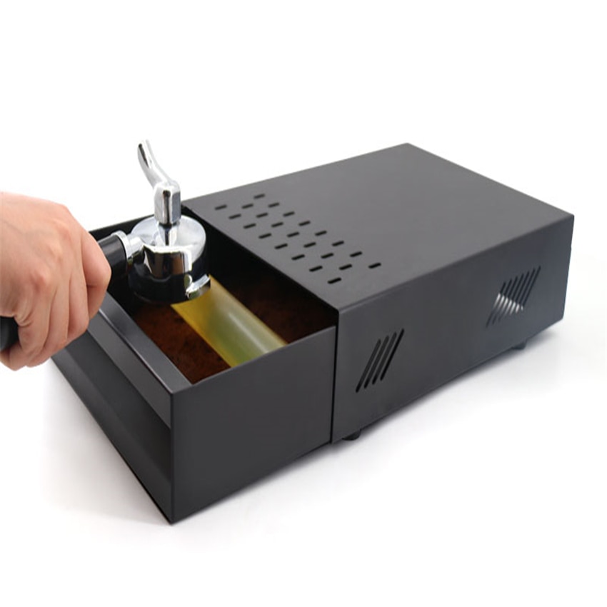 Kaffee klopfen Kasten Edelstahl Eisen Espresso Mit Schublade Kaffee Schlacke nicht Spritzen Manuelle Kaffeemühle Kaffee Zubehör