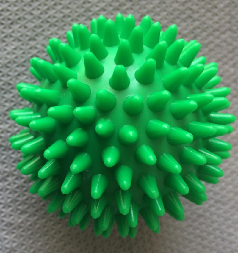 1 stück Spikey Massage Ball Weiche für Palme Füße Arm Nacken Zurück Blau 6 cm stachelig Massage Ball-Plantar fasciitis und Tiefe Gewebe Therap