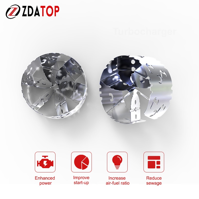 2 Stck/1 Pack Auto Maschinen Turbolader Economizer Kraftstoff Sparer Öl Beschleuniger Verbessern Luft-kraftstoff Verhältnis Kaliber 35 -40MM 80-85MM
