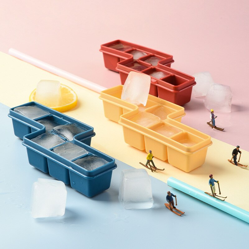 Kreative PP Eis Würfel Schimmel Eis Würfel Kasten Kleine Kühlschrank Schnell-gefrorene Kasten Haushalt Hausgemachte Mini