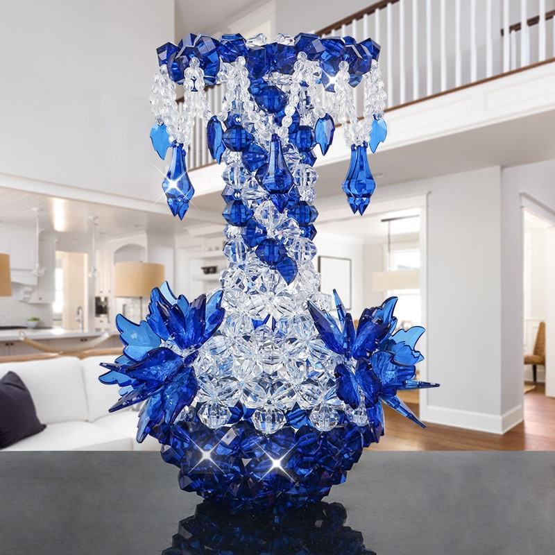 neue DIY handgemachte Blume Vase Acryl Anhänger Flasche Dekoration Schlafzimmer Wohnzimmer Hause Kreative Dekoration Handwerk