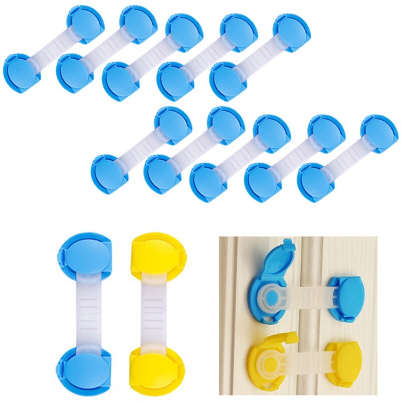10 Stck Baby Sicherheit Art Schlösser Sicherheit Sperren Kühlschrank Schrank Für Kühlschrank Schublade Schrank Tür freundlicher Sicherheits Schloss