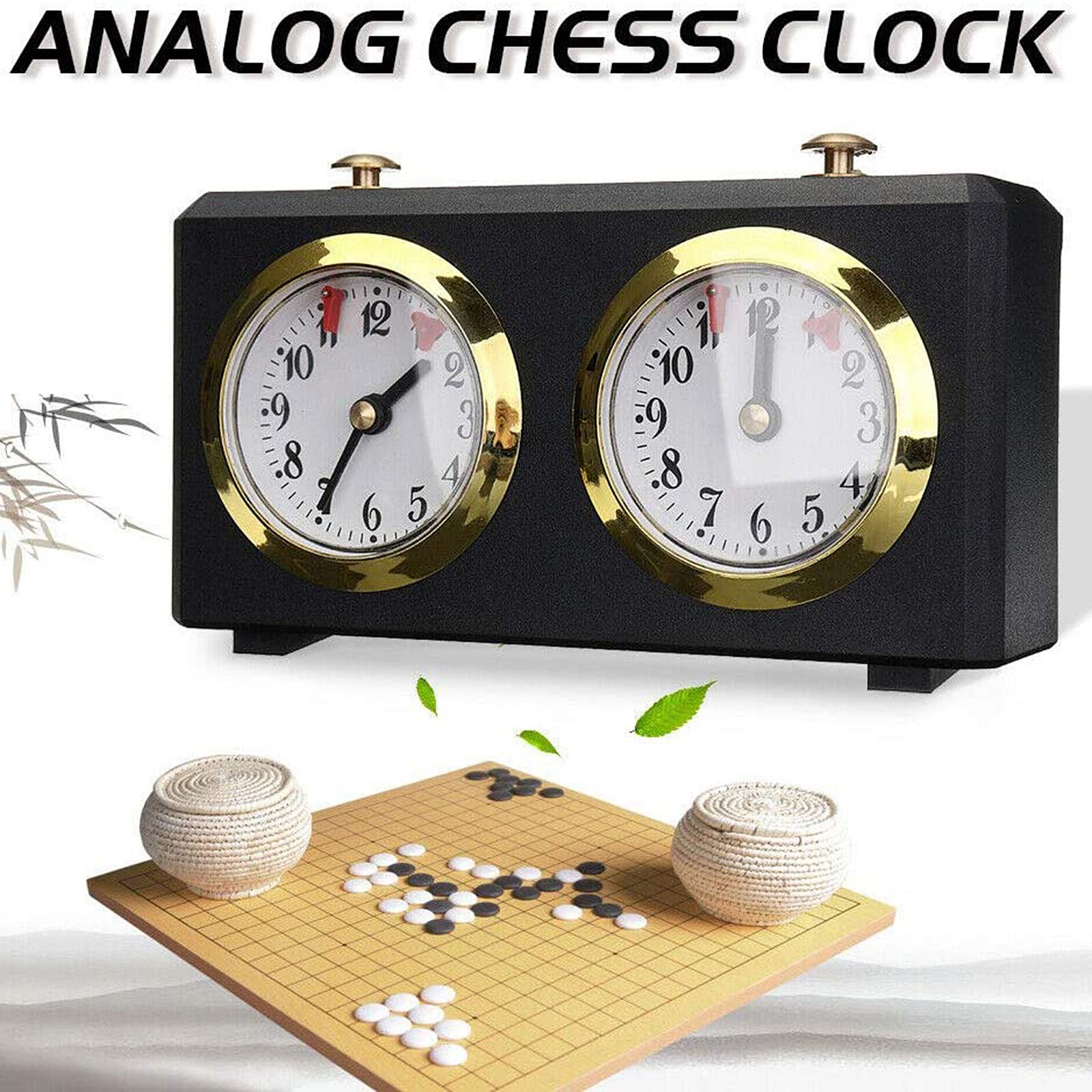 Internationalen Dame Analog Schach Uhr-Mechanische Schach Uhren Garde-Schach Uhr zählen hoch Nieder Spiel Zubehör