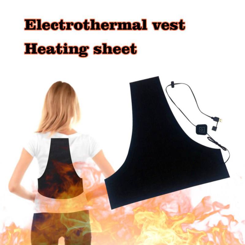 Winter Warme Jacke Heizung Erwachsene USB Stecker Warme Einfügen Pads Elektrische Heizung Weste draussen Reise Beheizt matt Winter Wärmer Liefert