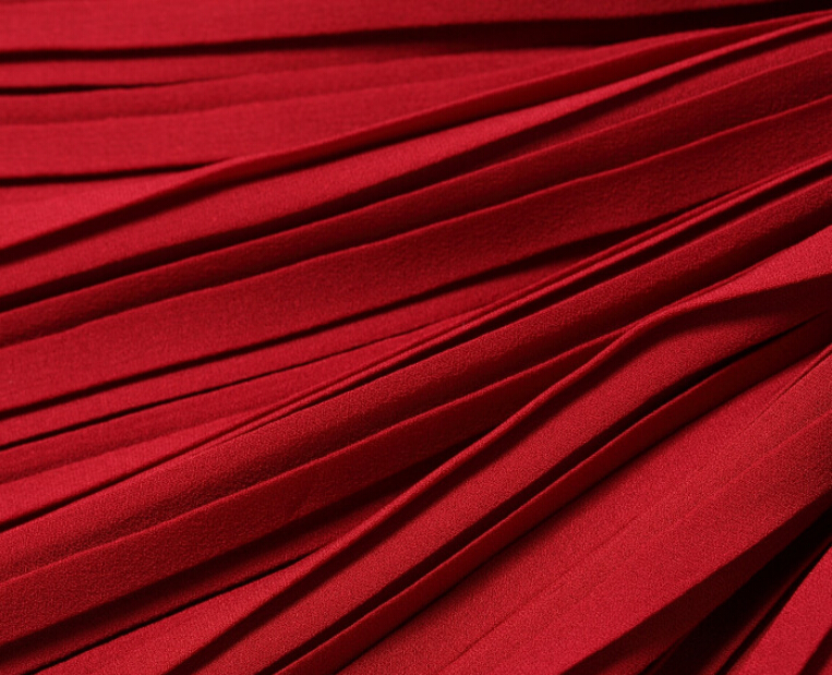 2 Meter 150cm 59 'breite purpurrot plissee Chiffon stoff perle garn stoff hochzeit kleid materialien MM81