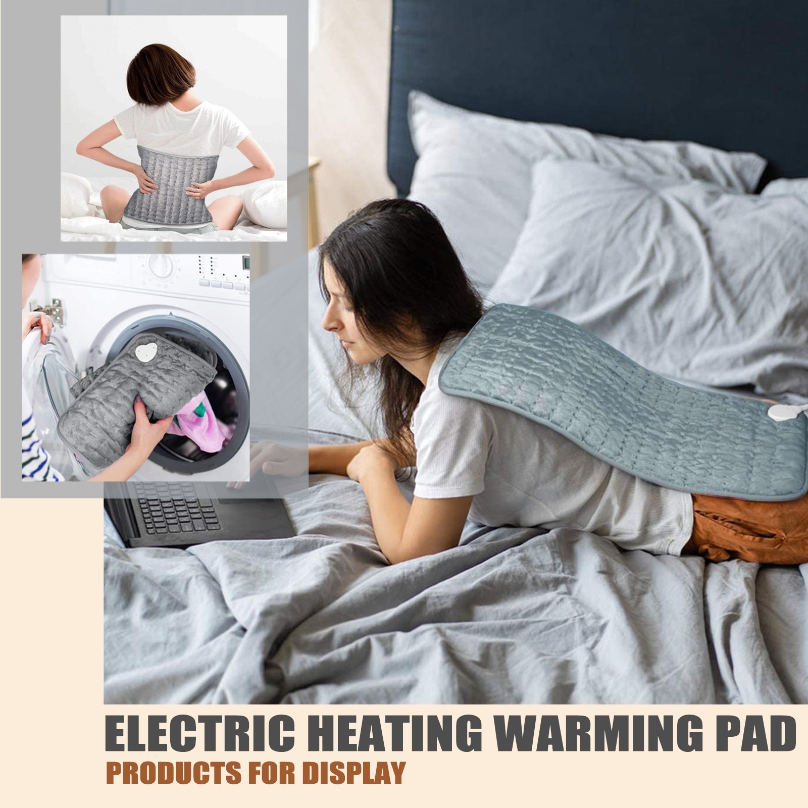 Winter Elektrische Heizung Erwärmung Pad 6-eben Wärme matt Körper Schmerzen Linderung 4-Timer Physiotherapie Heizung Pad Chimenea electrica