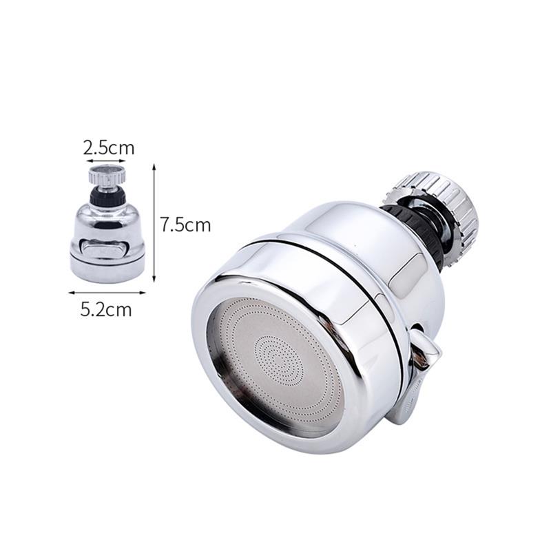360°rotierend klopfen Düse Drehbare Küche Waschbecken Dusche Bubbler Spritzgerät Wasserhahn Stecker Dreh Dusche Kopf