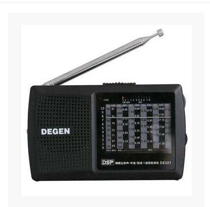 Degen DE321 FM Stereo MW SW Radio DSP Quaddel Band Empfänger Volle Band Radio FM
