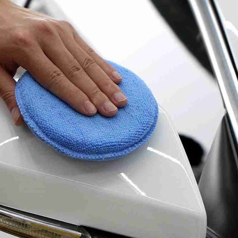 Auto Wachsen Schwamm Weiche Mikrofaser Auto Polieren Schwamm Auto Innen Polieren Reinigung Schaum Schwamm Auto Pflege Reinigung Werkzeuge