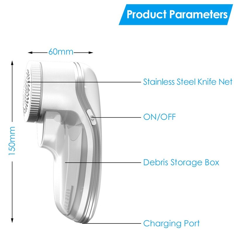Tragbare Elektrische Fussel Entferner Kleidung Fussel Stoff Trimmer Hairball Epilierer zur Seite fahren Kleidung Fussel Entferner Flaum Pillen Rasierer