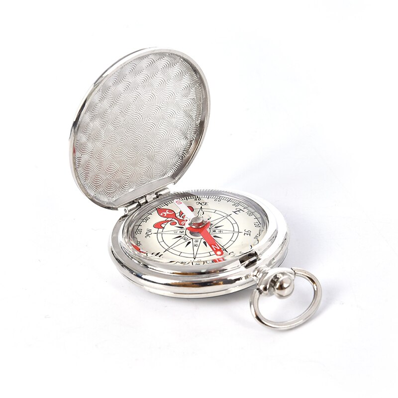 NEUE Jahrgang Kupfer kippen Abdeckung Metall Taschenuhr kippen Kompass Camping Wandern Bootfahren Nautische Meeres Überleben Kompass