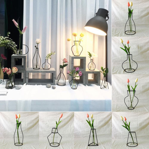 Neue Kreative Eisen Linie Blumentopf Pflanze Vase Künstler Stehen Pergola Terrarium Container Heimat Dekor Blume Töpfe