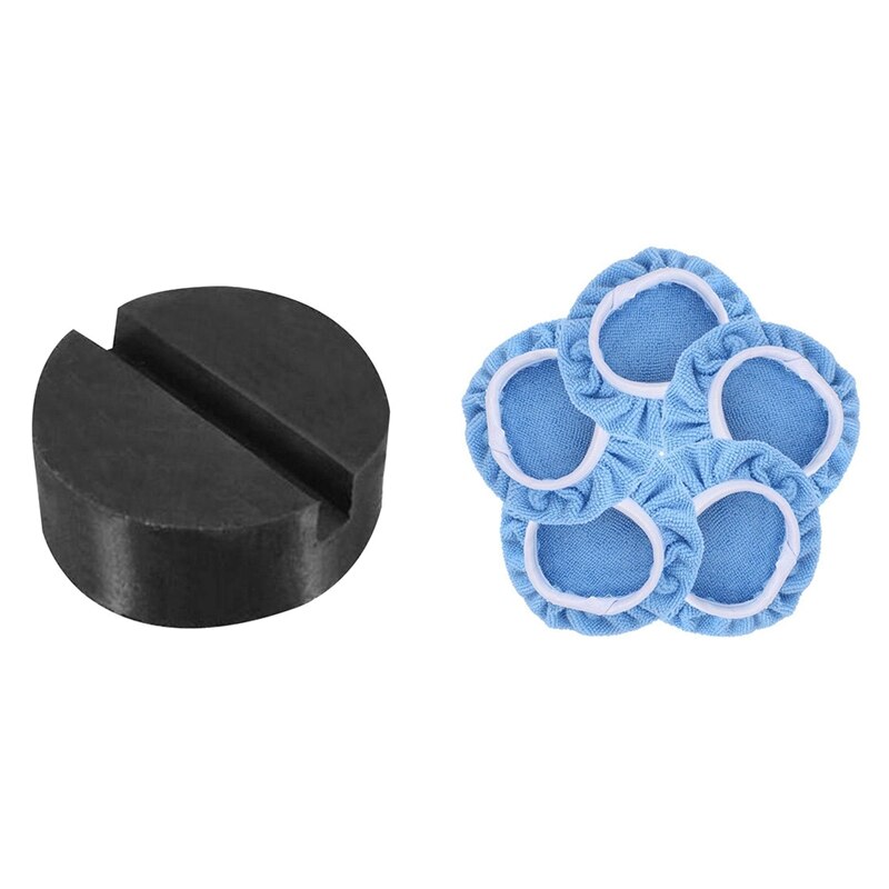 NEUE-Auto Gummi Rabatt Pad Auto Fahrzeug Buchsen Jack Pad & Polierer Pads Schwamm Polieren wachsen Polieren Pads Polieren