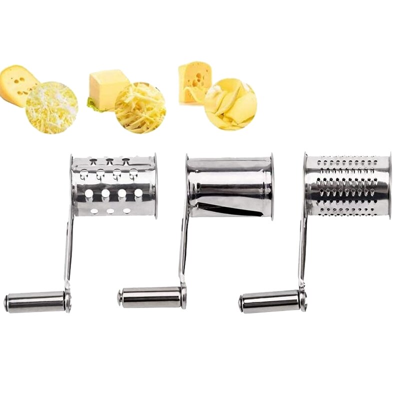 4 Pack Vertauschen Ultra Scharf Edelstahl Schneidemaschine Dreh Käse Reibe Ersetzen Käse Cutter Schneidemaschine Aktenvernichter