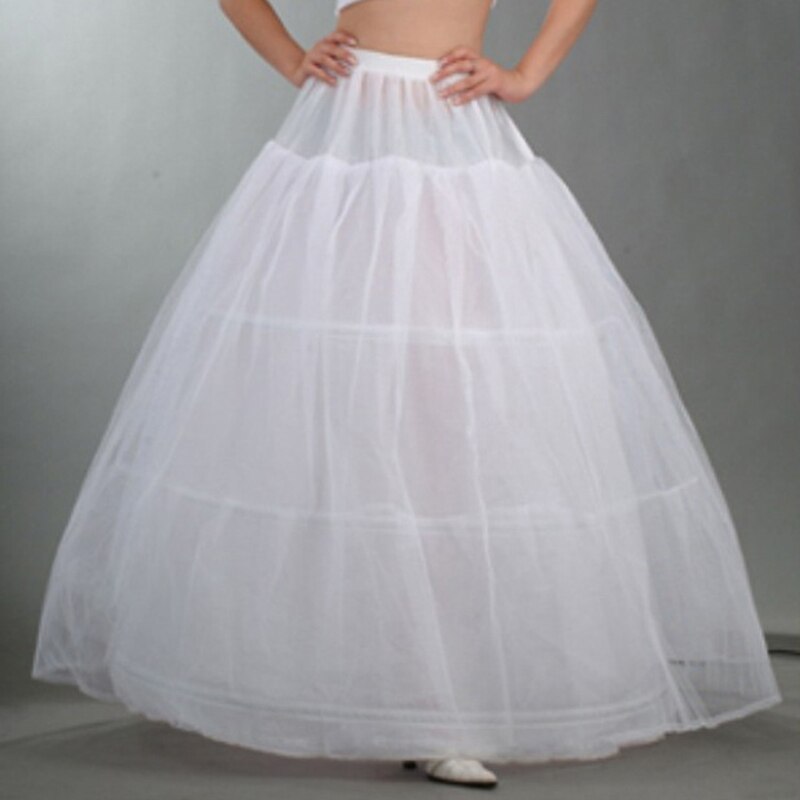 3 Reifen Braut Krinolinen Petticoat Treiben Ballkleid Hochzeit Kleid Unterrock
