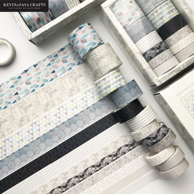 12 teile/satz Washi Band einstellen Diy Maskierung Washi Band Aufkleber Schule Lieferanten Schreibwaren Aufkleber Scrapbooking Band Aufkleber