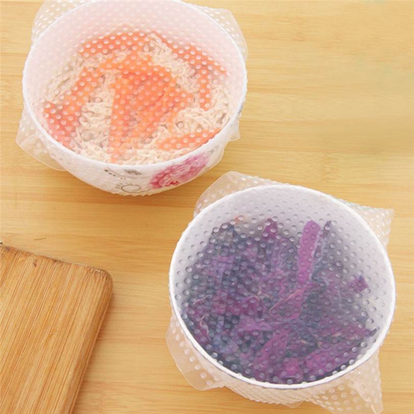 30 cm Silikon Lebensmittel wickelt Wiederverwendbare Dichtung Abdeckungen strecken Haftenden Film Lebensmittel Frisch Halten wickeln Küche Werkzeuge 628 #