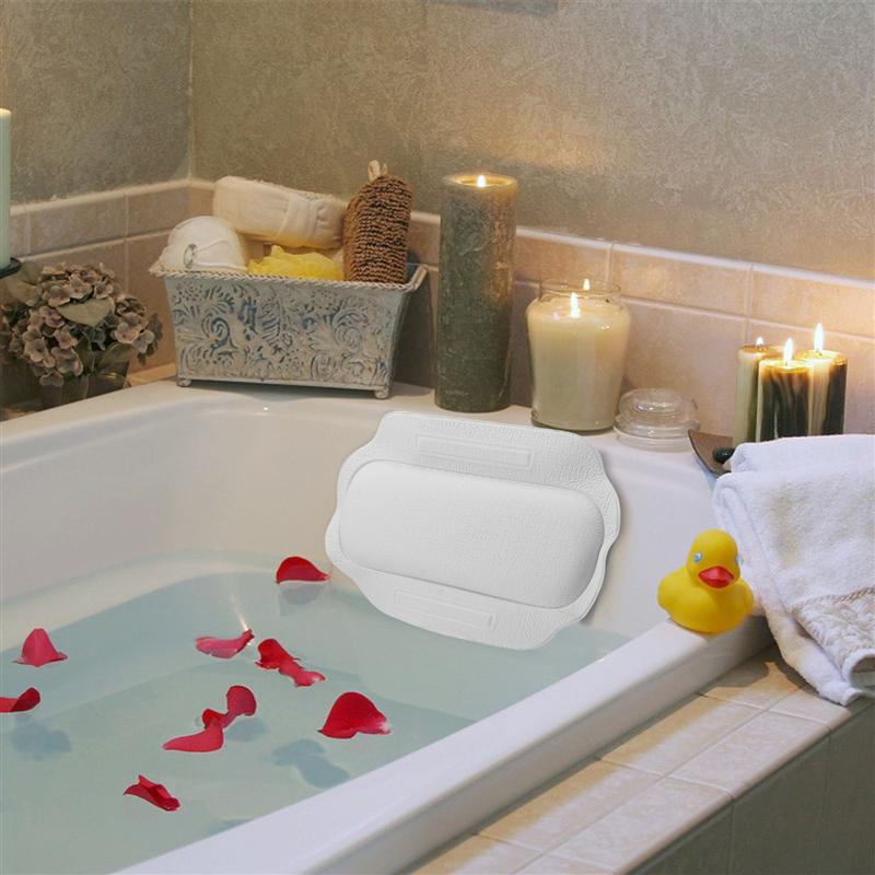 Badewanne Kissen Spa Schlecht Kissen Saugnapf Dusche Kissen Kopf Hals Unterstützung
