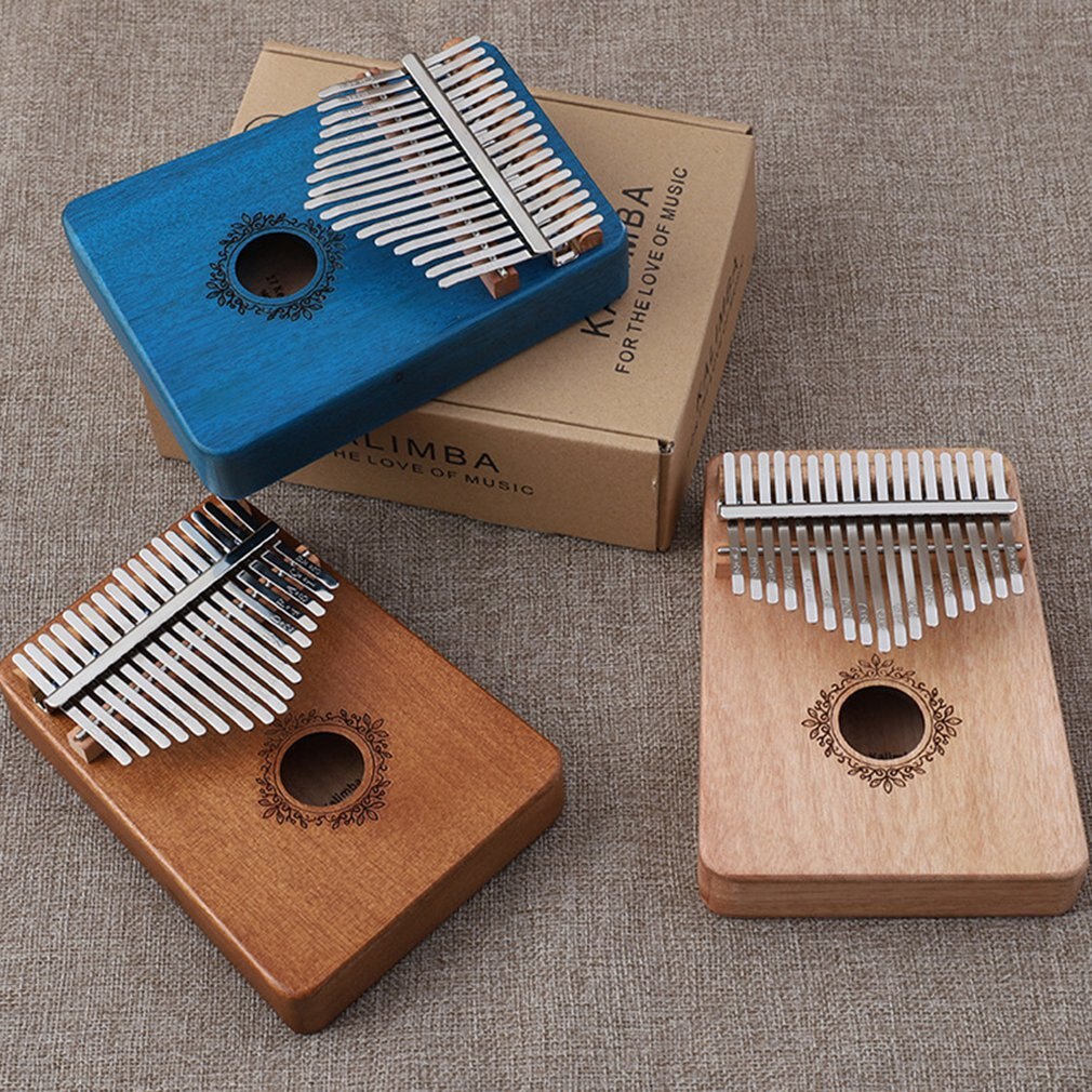 daumen Klavier Kalimba 17 Schlüssel Pfirsich Blume Kern Paket Klar Und Wohlklang Musik Leistung Pflegen Musik Zellen