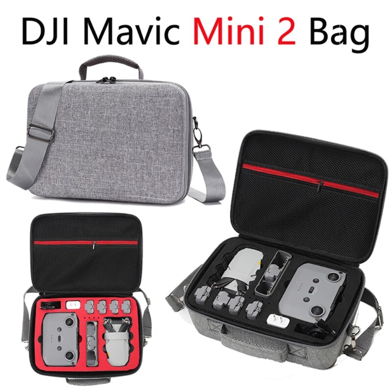 1 Pc Stoßfest Wasserdichte Nylon Lagerung Tasche Reise Durchführung fallen Schutzhülle Kasten für DJI Mini 2 Drohne Zubehör