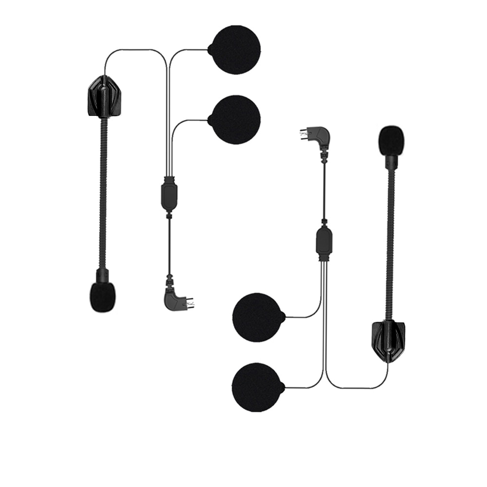 2 stücke Maxto M2 M3 Kopfhörer Mikrofon Zubehör fest Kopfhörer Anzug für Maxto M2 M3 Motorrad Halbe Gesicht Öffnen Helm Gegensprechanlage