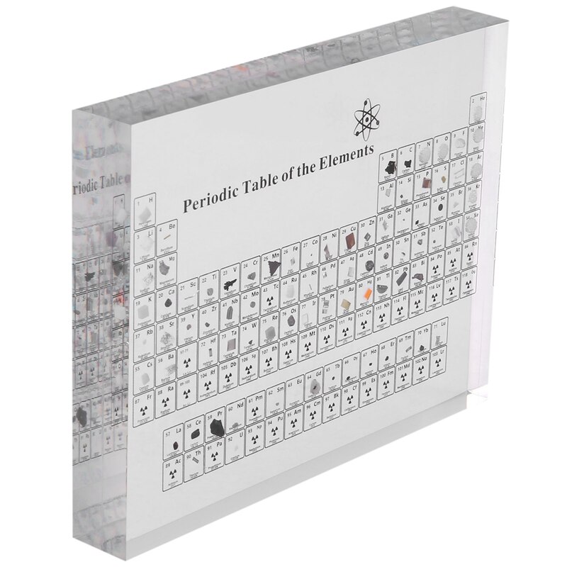 Acryl Periodische Tabelle Chemische Elemente Ornament Hause Schreibtisch Dekoration für Schüler Pädagogisches Schlafzimmer Dekoration