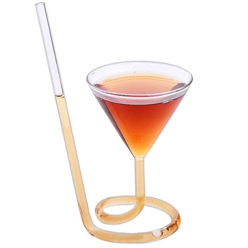 Cocktail Tasse Kreative Dreh Martini Vampir Tasse Wein Glas Lange Schwanz Glas Molekulare Wein Glas