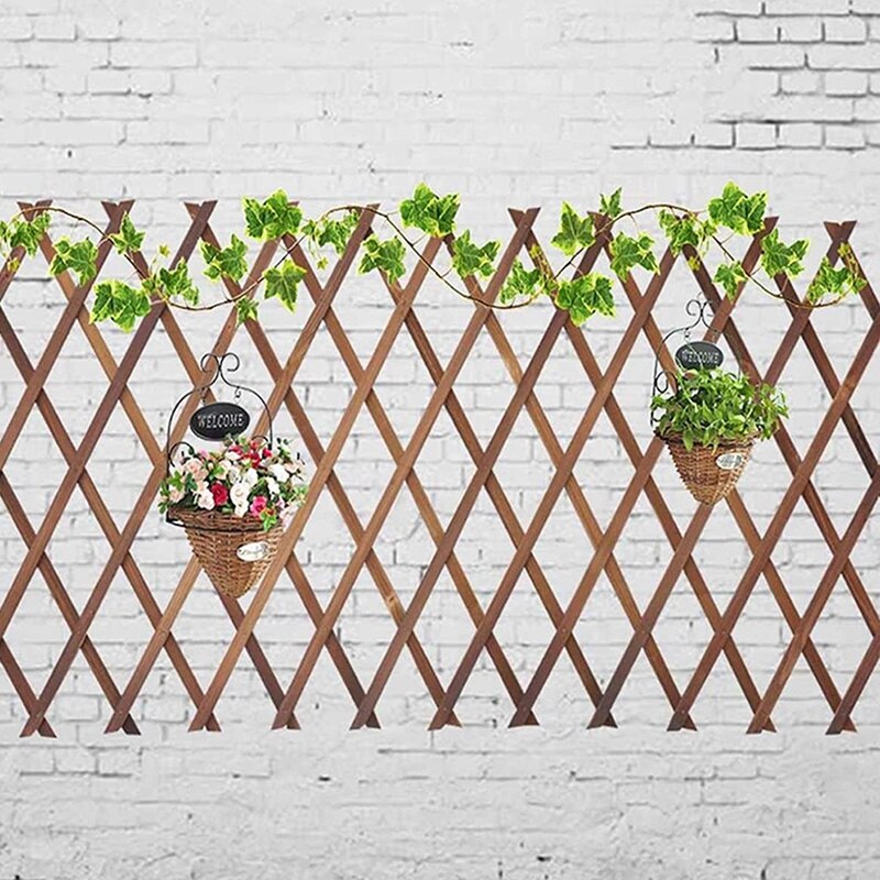 Erweiterung Holz Garten Holz ziehen Gittergewebe Zauberstab Zaun Gitter für Heimat Garten sub Garten Dekoration Klettern Rahmen