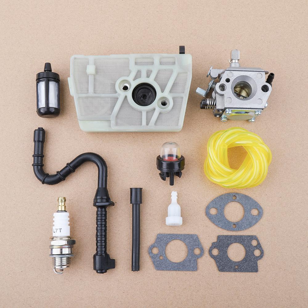 Vergaser Luftfilter Zündkerze Dichtung für Stihl 028 AV 028AV Super Kettensäge Tillotson HU-40D Walbro WT-16/1118 120 0600 Kohlenhydrate