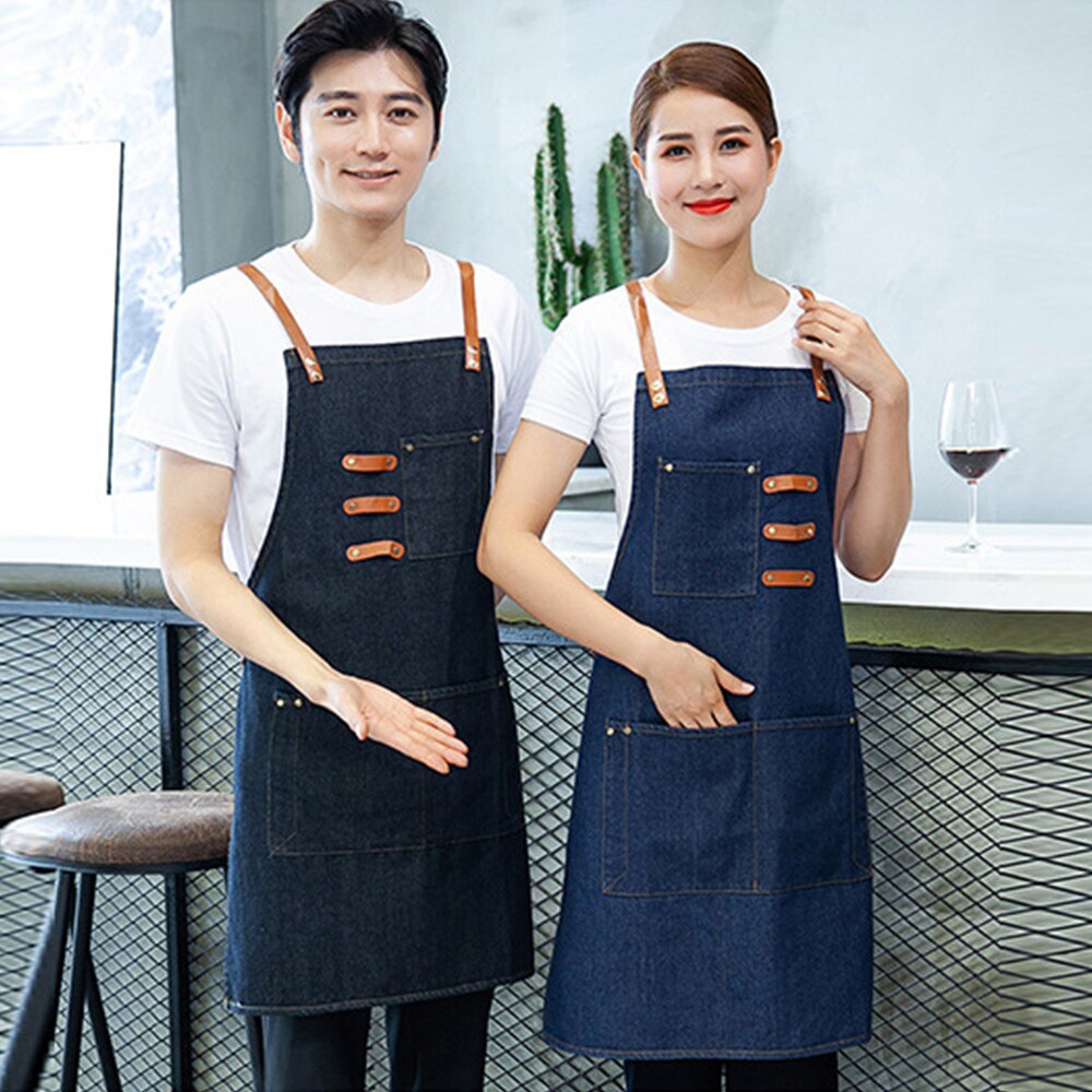 Koch der Zubehör Jean Wasserdicht Antifouling Küche Kochen Schürze Restaurant Hotel Arbeitskleidung Tablier Schürze Schürze