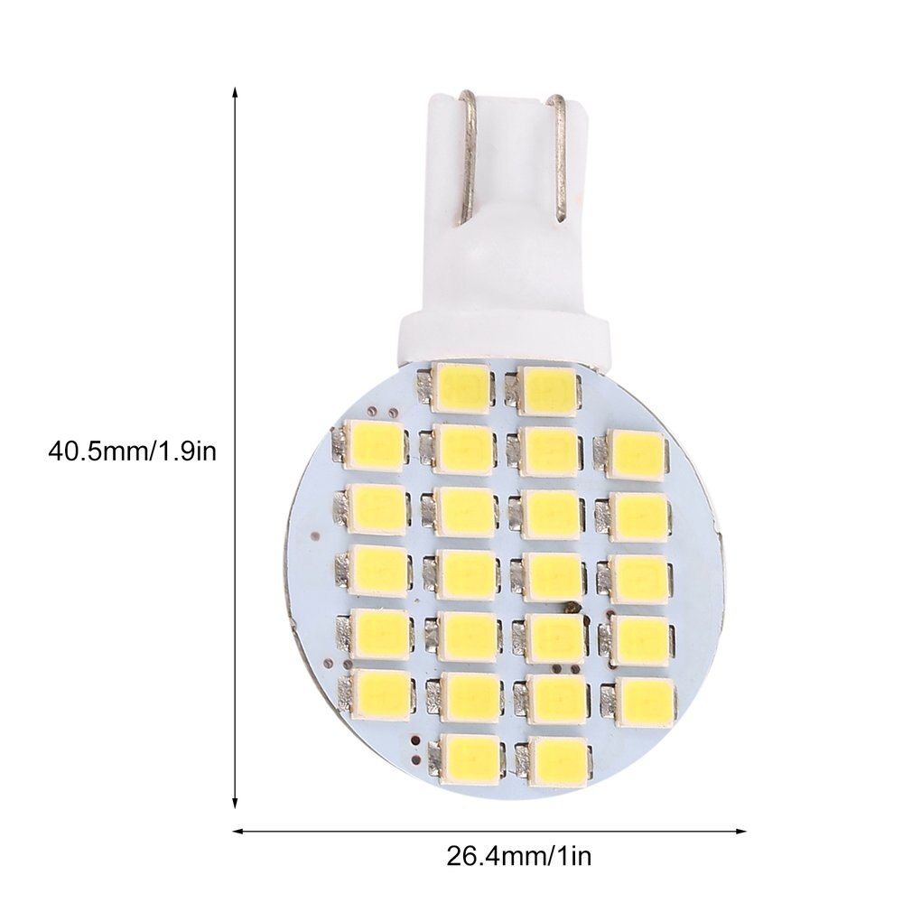 Super Helle T10 1210 24SMD Auto RV Keil LED Glühbirne Atmosphäbetreffend Lesen Lampe Universal- Zeigen Breite Lampe DC12V