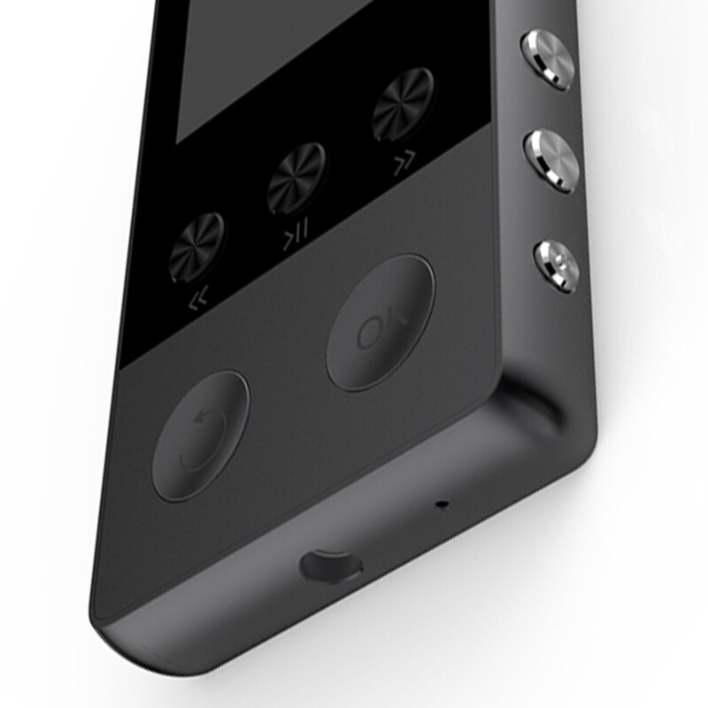 A5 Plus Bluetooth Mp3 Spieler Mp4 Walkman Schüler Kann Karte Einsetzen Ultra-Dünne MP3-Schwarz
