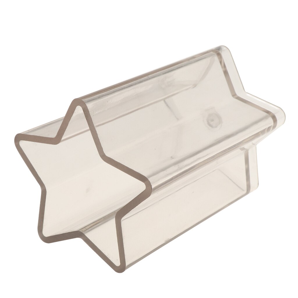 Pentagramm Stern Geformt Kunststoff Klar Kerze bilden für Kerze, Der 75x103mm