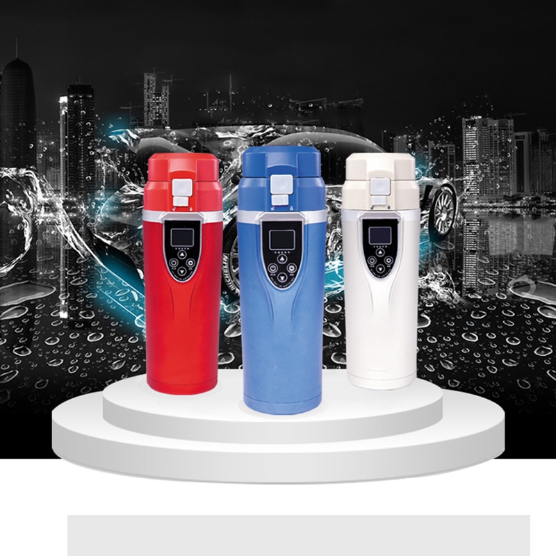 Auto Tragbare Elektrische Reise Heizung Tasse Auto Wasserkocher 12-24v 350ml Langlebig Kaffee Tee Kochendem Becher Wasserkocher Auto Zubehör